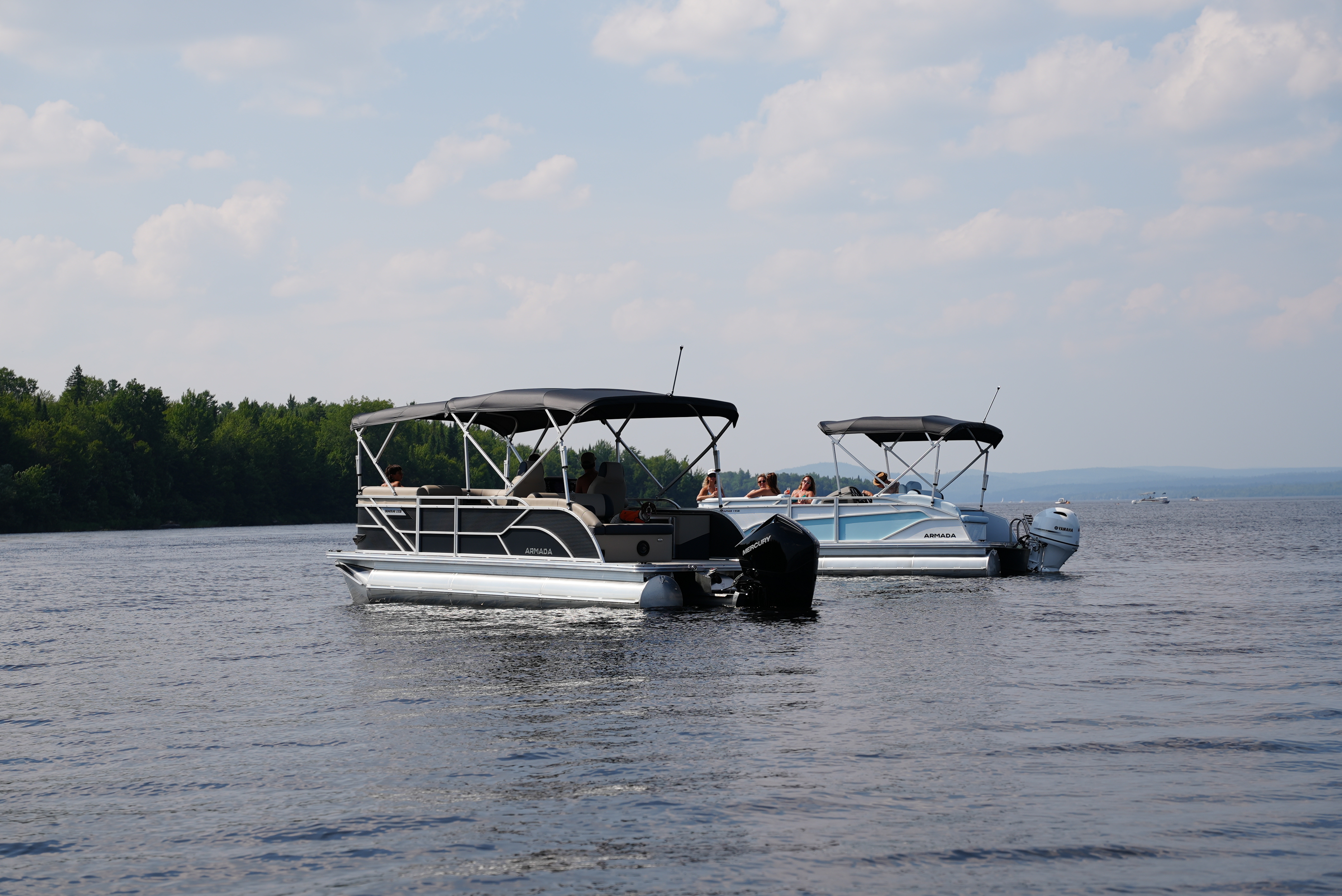 Ponton Armada sur l'eau